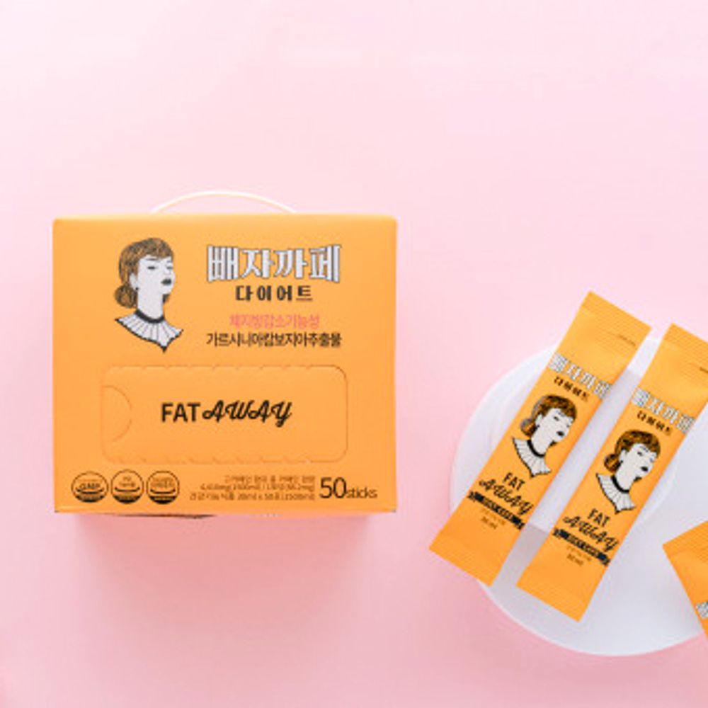 [Beansheal] FAT AWAY DIET CAFE 50 Packets-100% Hand Drip, Coffee Liquor, Body Fat Reduction, Coffee Liquor, 100% Colombian Beans - Made in Korea